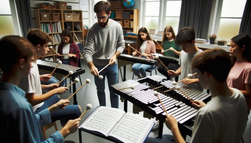 Музикален инструмент GlockenspielМузикален инструмент Glockenspiel  